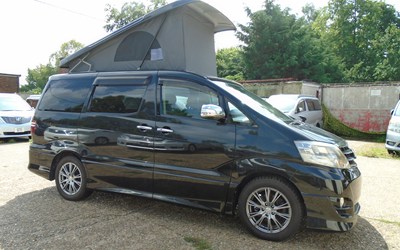 2008 TOYOTA ALPHARD CAMPER ~FRIDGE/FREEZER~OFF GRID SOLAR