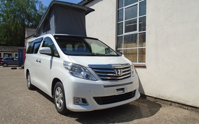 2012 !! TOYOTA  ALPHARD   CAMPER~FRIDGE/FREEZER~OFF GRID SOLAR ~~GRADE 4.5 !!!