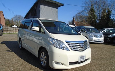 2009 TOYOTA ALPHARD 4 BERTH~OFF GRID SOLAR POWER ~~FRIDGE/FREEZER