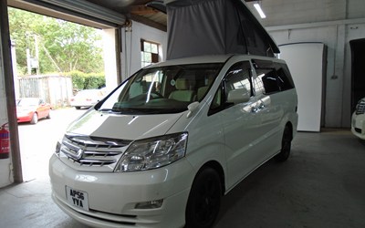  TOYOTA ALPHARD~OFF GRID SOLAR~4 BERTH~FRIDGE/FREEZER